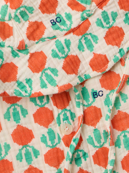 Bobo Choses - Printed cotton romper & hat