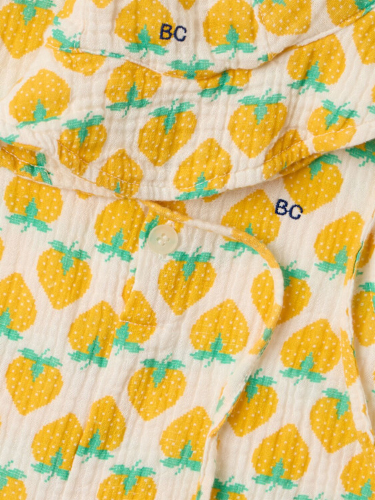 Bobo Choses: Printed cotton romper & hat
