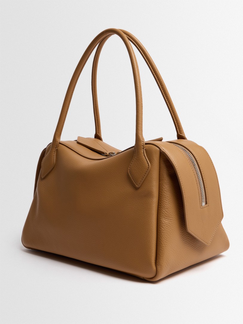 Minobossi: Adele Bauletto leather shoulder bag