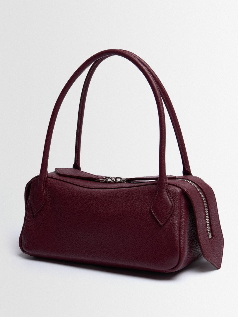 Minobossi: Anna Bauletto leather shoulder bag