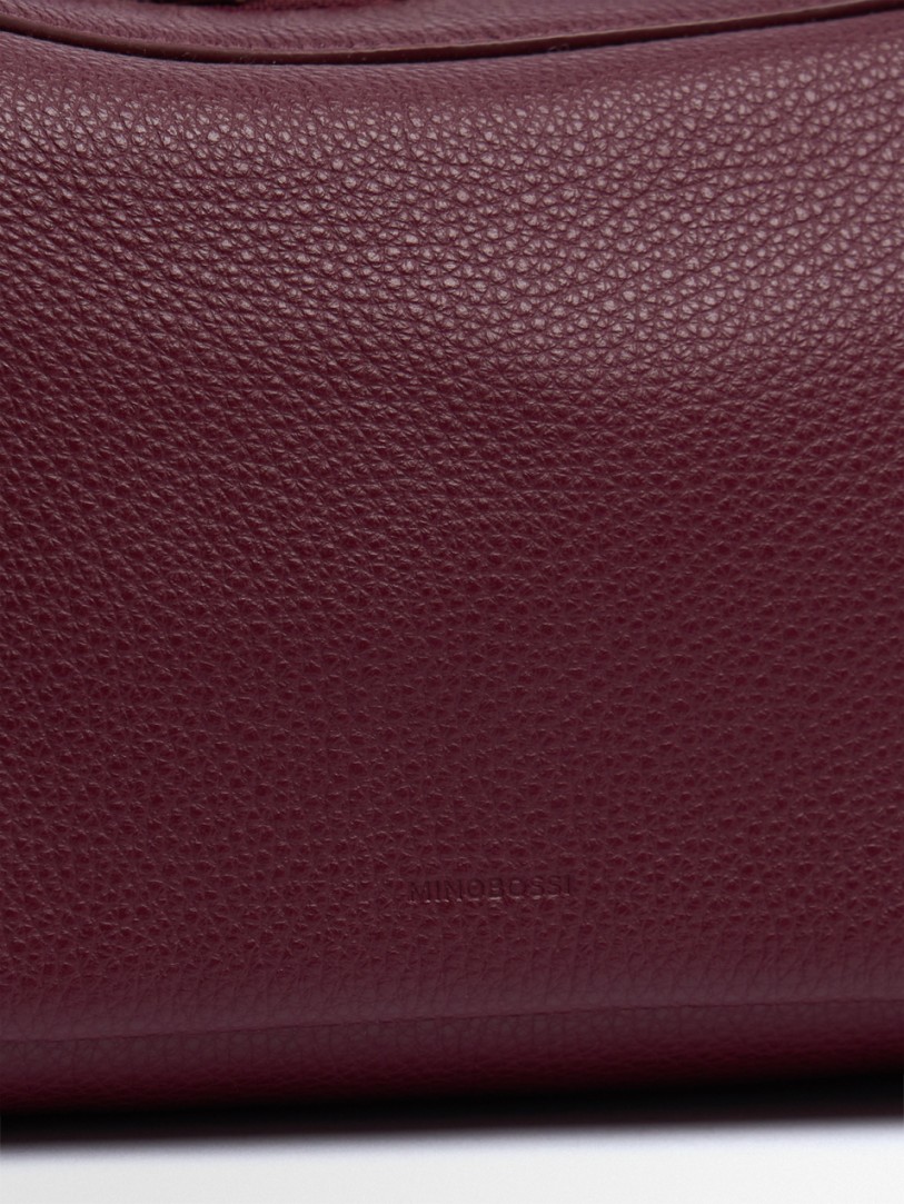 Minobossi: Anna Bauletto leather shoulder bag