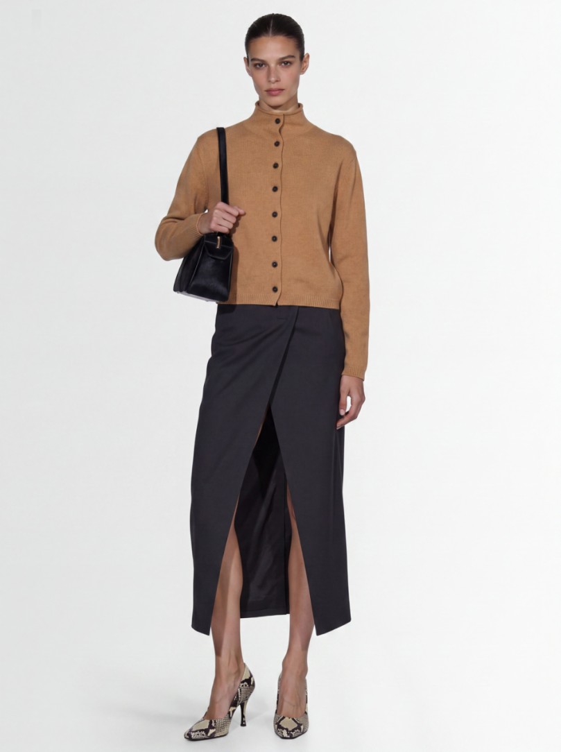 Khaite - Annora wool & cashmere cardigan
