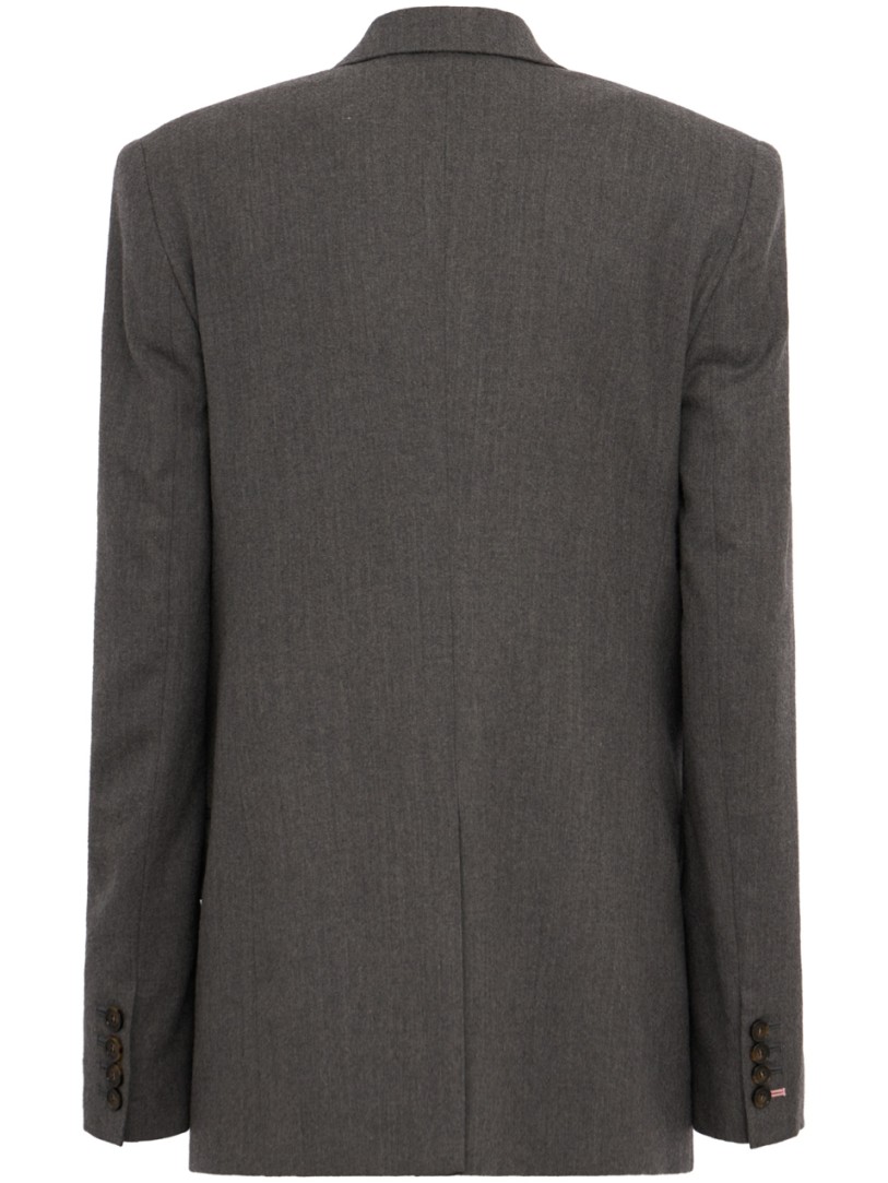 Stella McCartney: Blazer boyfriend in flanella di lana