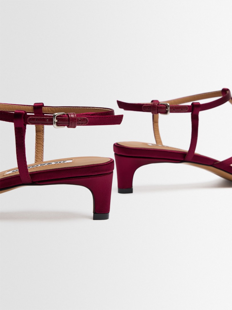 Jil Sander: Cage satin sandals