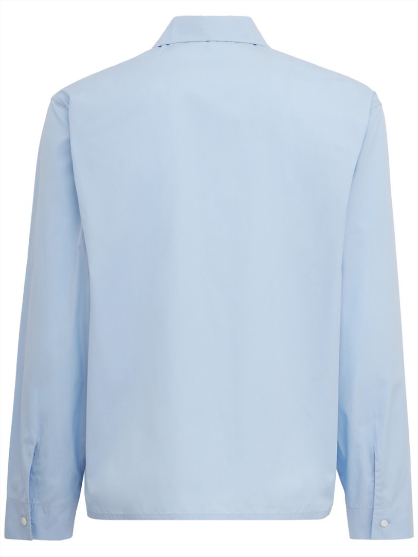 Jil Sander: Jil logo cotton poplin boxy shirt
