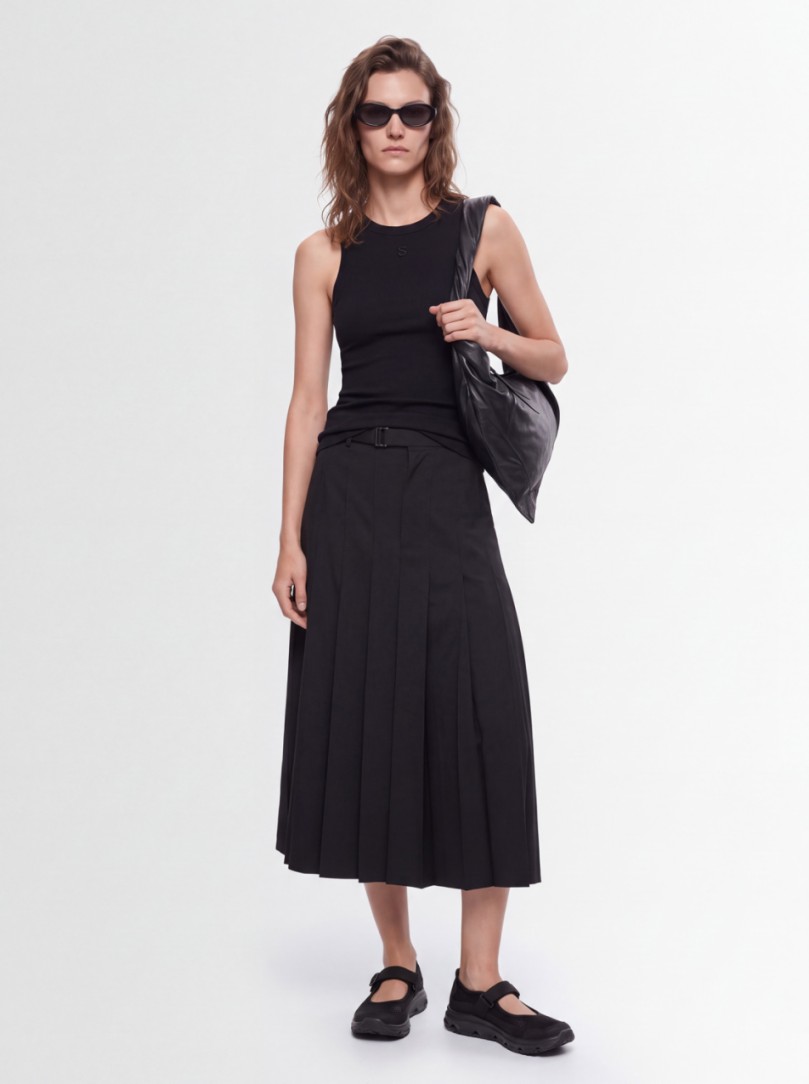 Sacai - Classics cotton jersey tank top