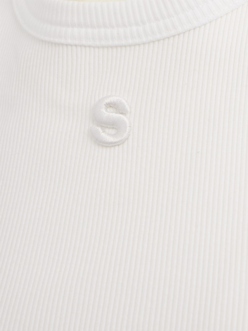 Sacai: CLASSICS  Cotton Jersey Tank Top