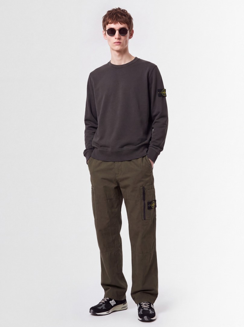 Stone Island: Cotton crewneck sweatshirt
