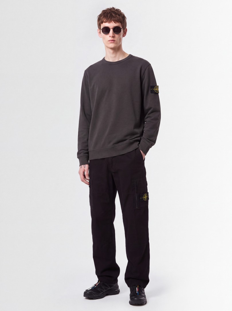 Stone Island: Cotton crewneck sweatshirt