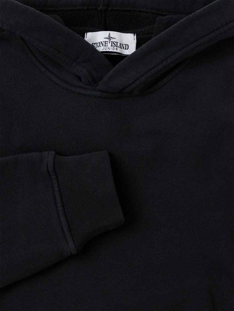 Stone Island Junior: Cotton sweatshirt hoodie