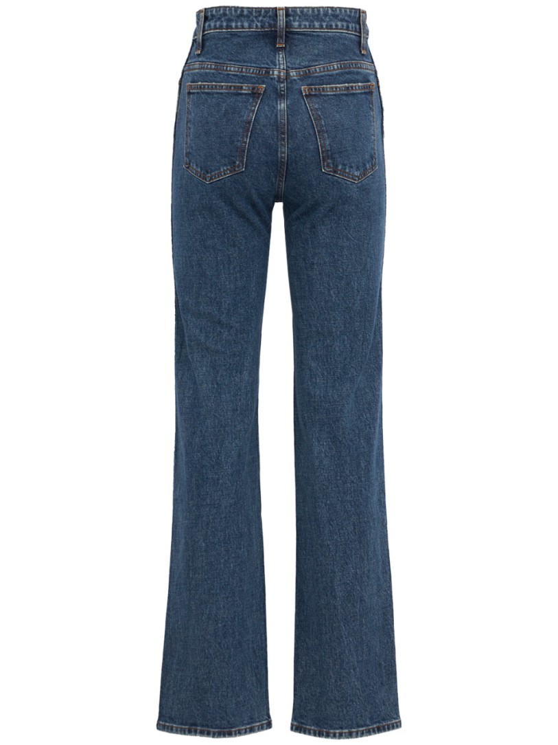 Khaite - Danielle High Rise Straight Jeans