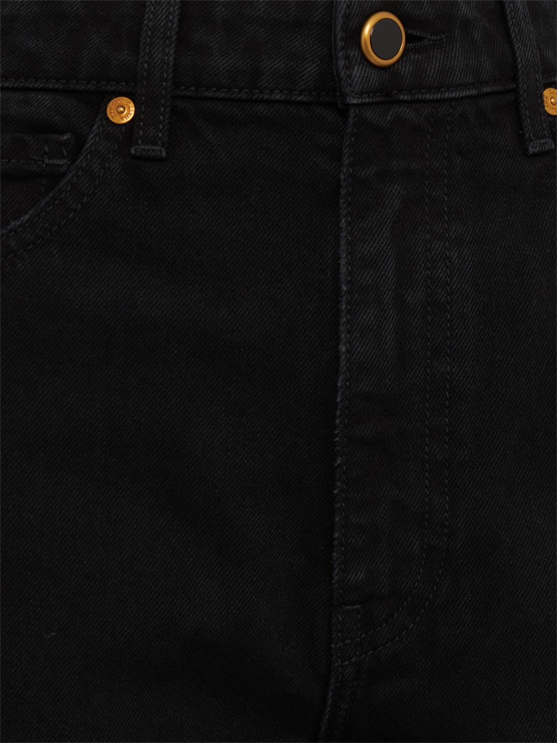 Khaite: Danielle High Rise Straight Jeans