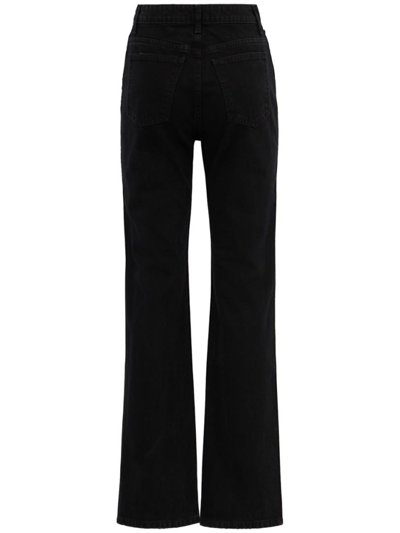 Khaite - Danielle High Rise Straight Jeans