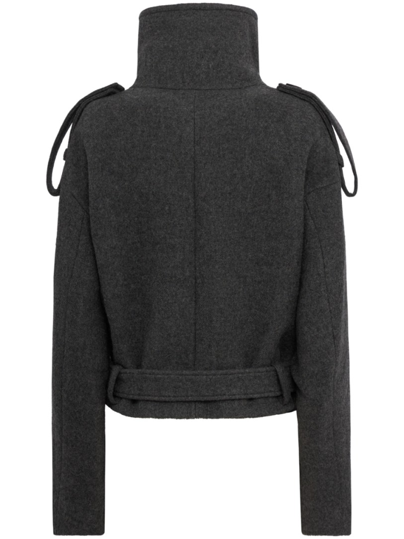 7 For All Mankind - Double breasted high neck shor