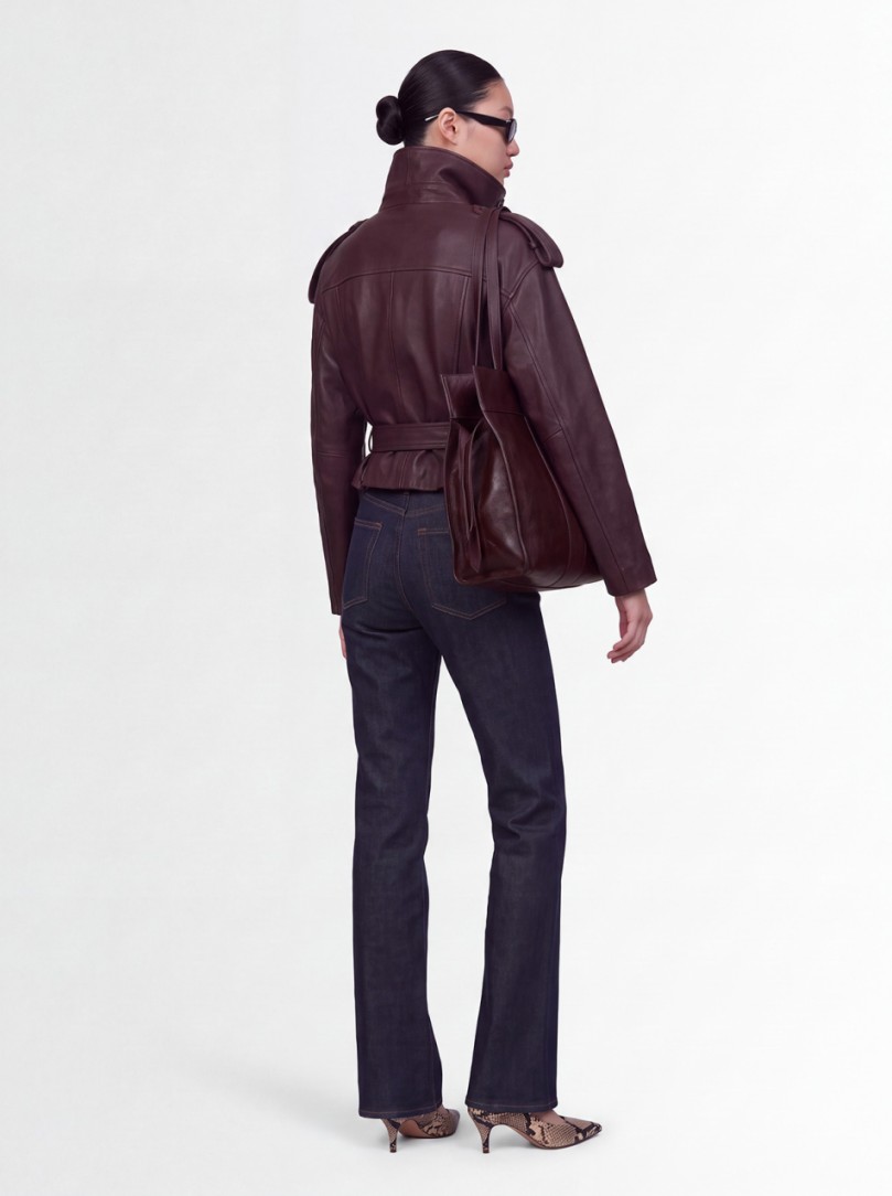 7 For All Mankind: Double breasted high neck shor