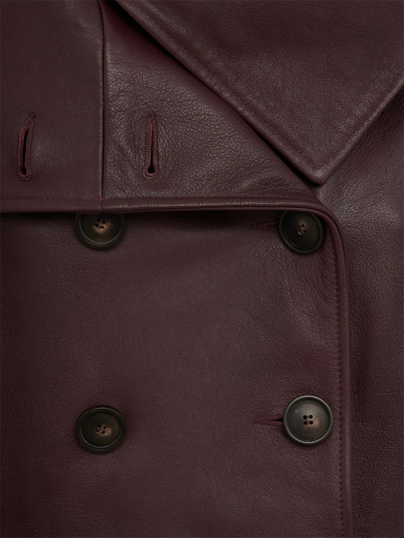 7 For All Mankind: Double breasted high neck shor