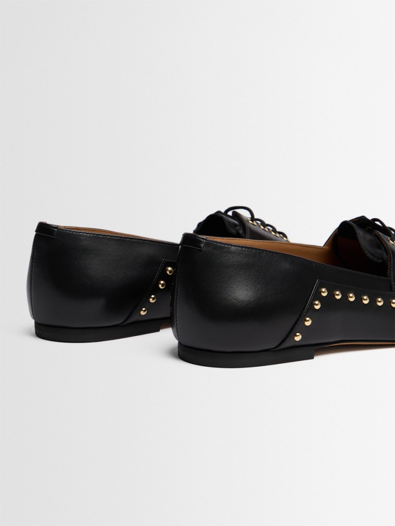 Jil Sander: Elyss soft shiny leather loafers