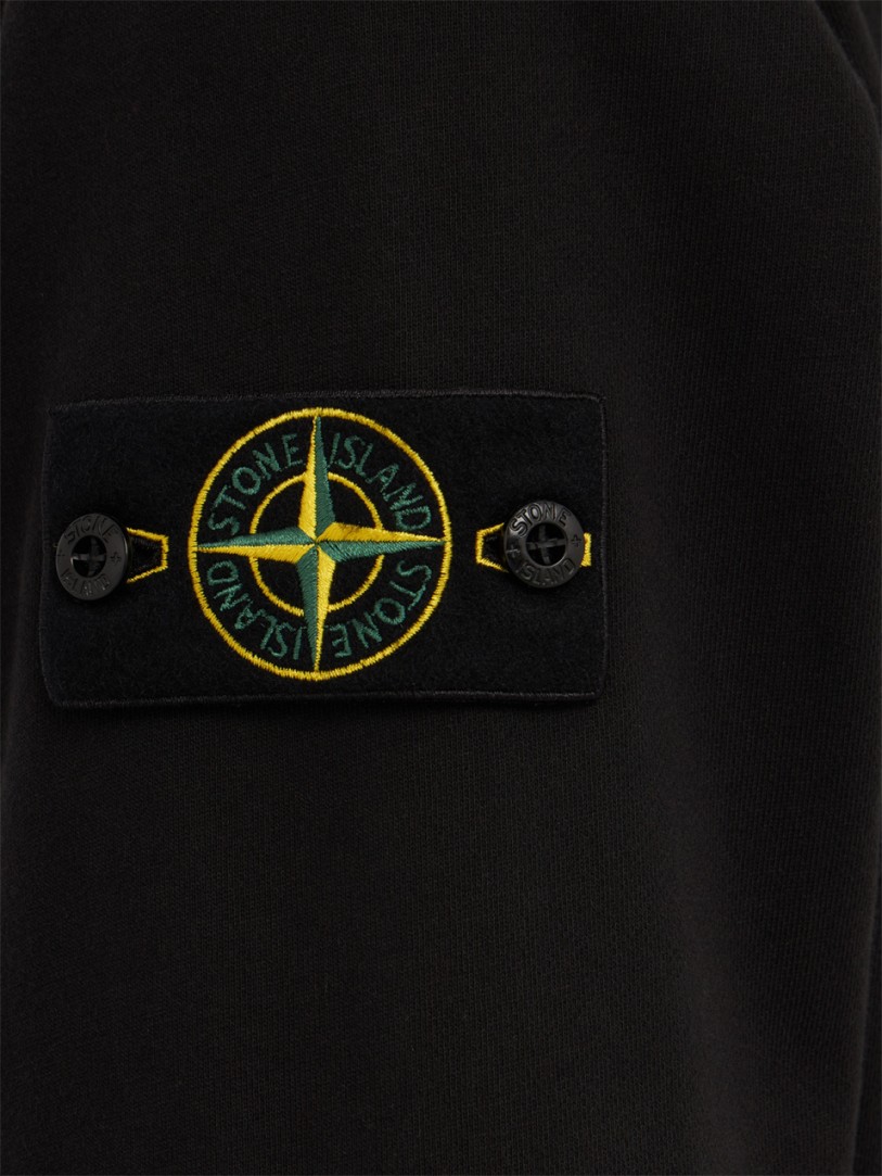 Stone Island: Cotton Crewneck Sweatshirt With Back Yoke