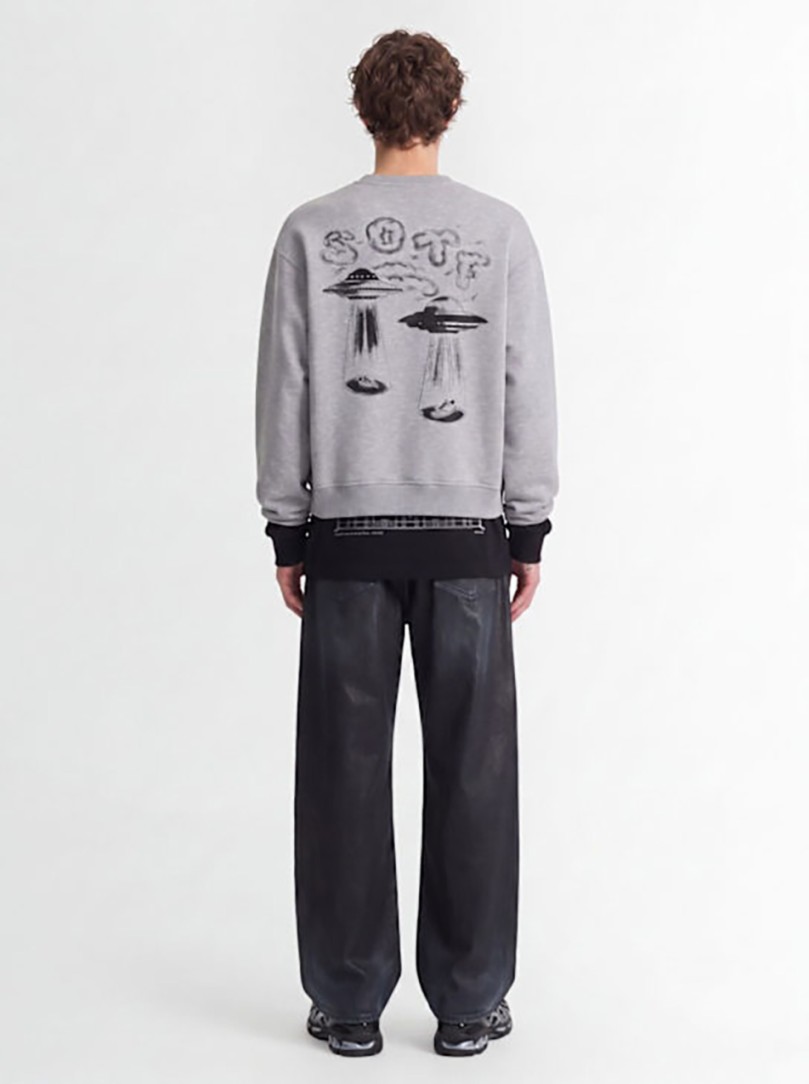 SOTF - Cropped sweatshirt with crew neck
