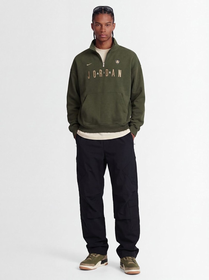 Jordan: Wide-leg trousers with side pockets