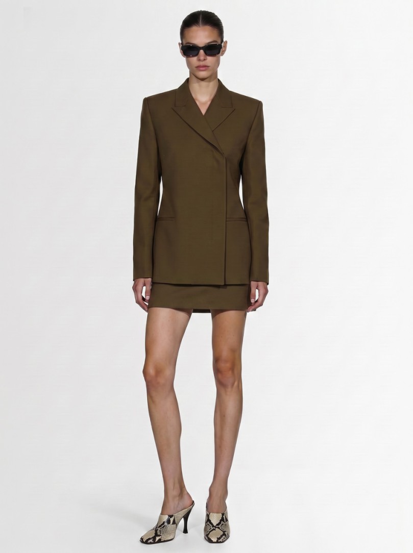 Khaite - Silvannah Seiden- und Wolljacke