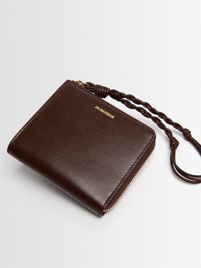 Jil Sander: Giro leather card holder