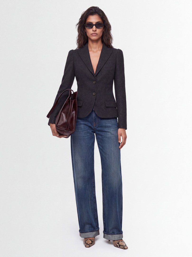7 For All Mankind: High shoulder blazer
