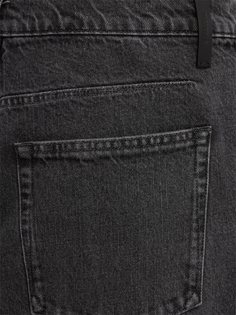 Jil Sander: Jeans de algodón de cinco bolsillos de corte relajado