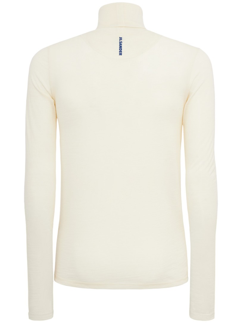 Jil Sander: Jersey turtleneck t-shirt