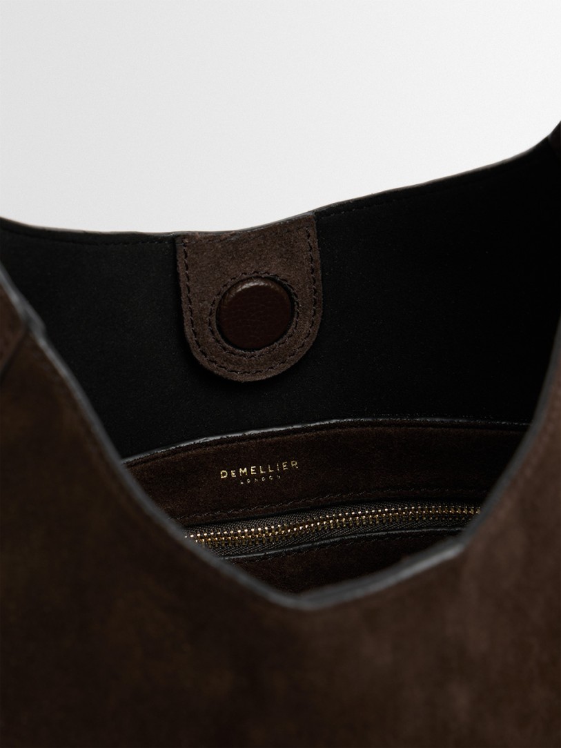 DeMellier: Large Siena Suede Bucket Bag