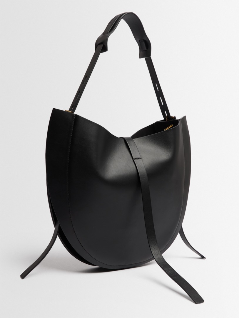 Minobossi: Bolso de hombro de cuero Liz