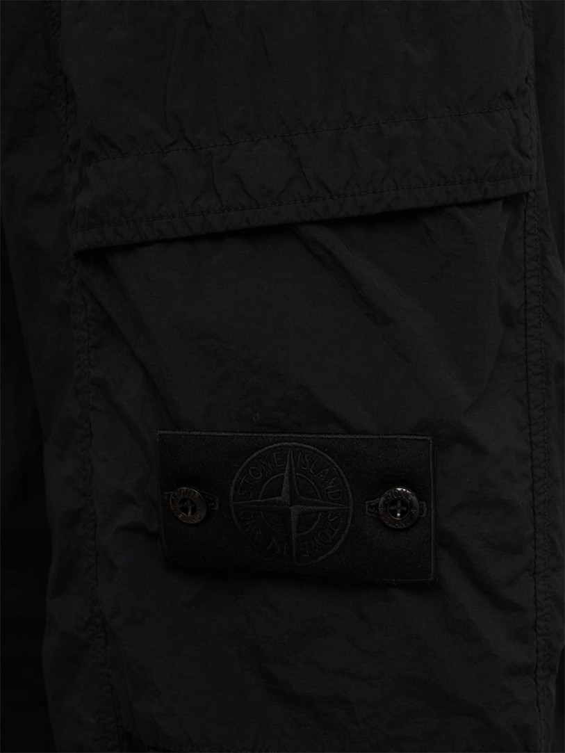 Stone Island: Logo Cotton Cargo Pants