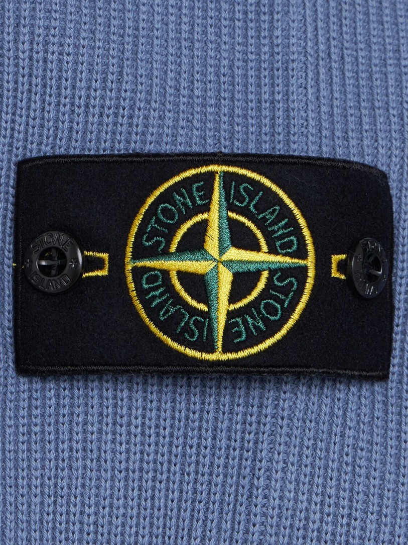 Stone Island: Crew Neck Pullover with Raised Texture