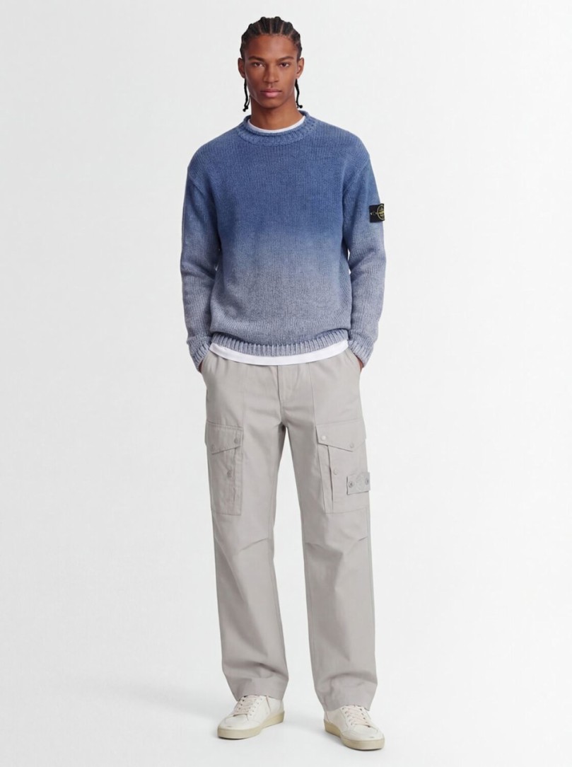 Stone Island - Crewneck-Pullover mit langen Ärmeln