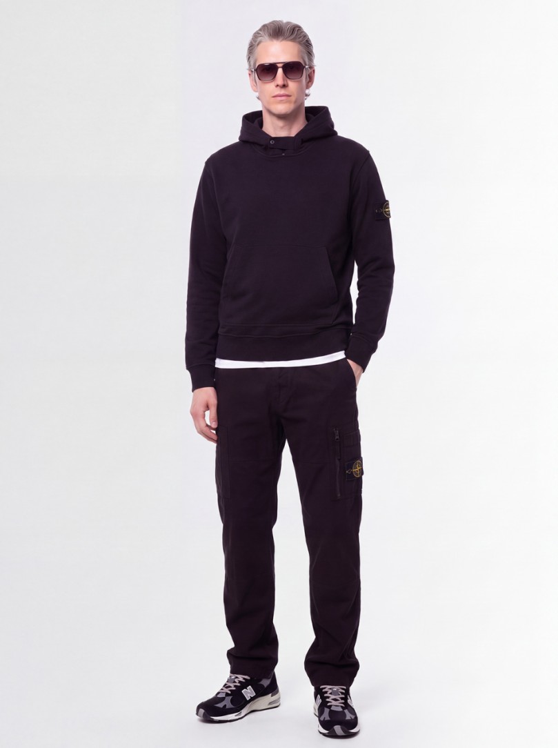 Stone Island: Logo Cotton Hoodie