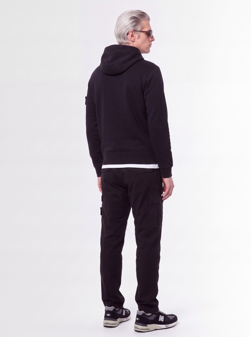 Stone Island: Logo Cotton Hoodie