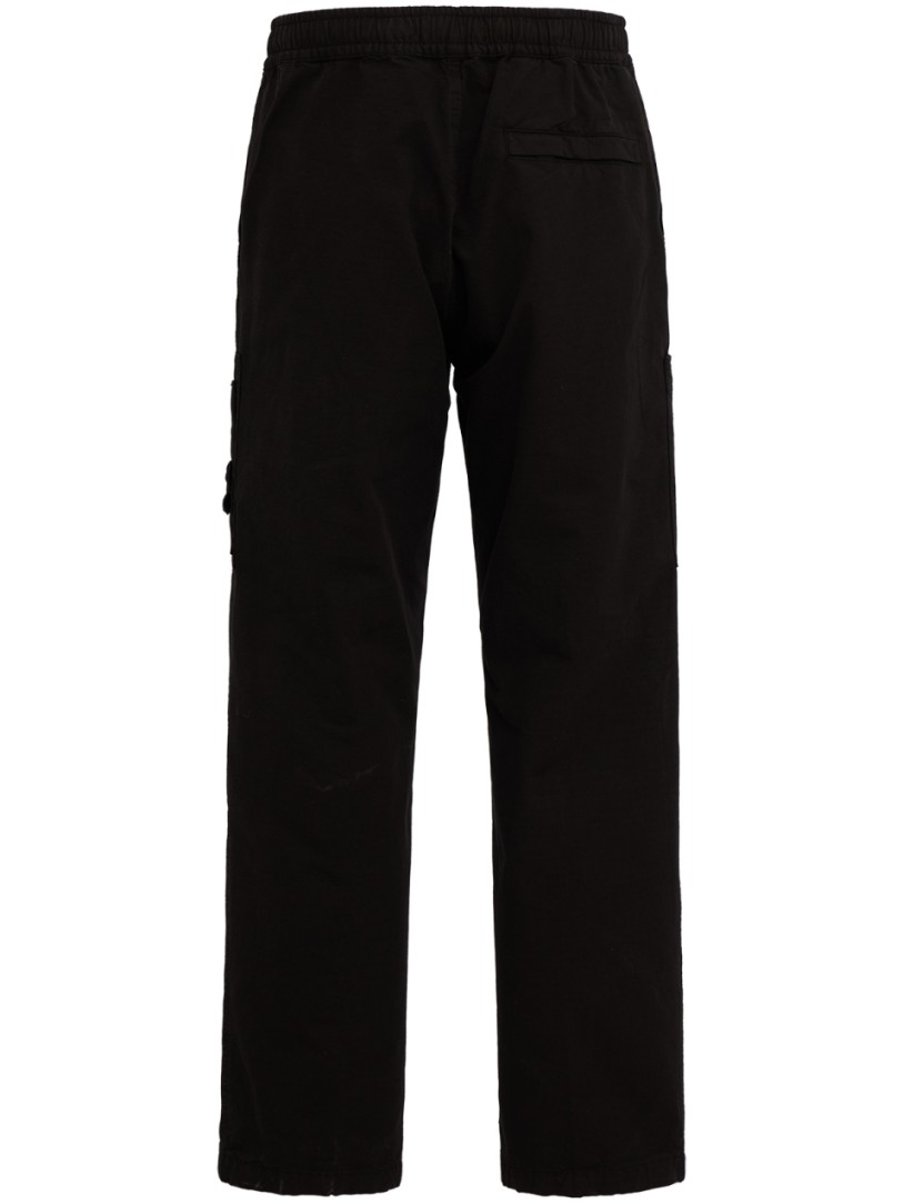 Stone Island: Logo cotton regular pants