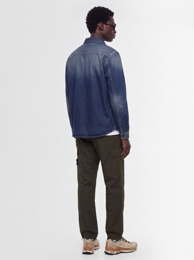 Stone Island: Logo Cotton Regular Pants