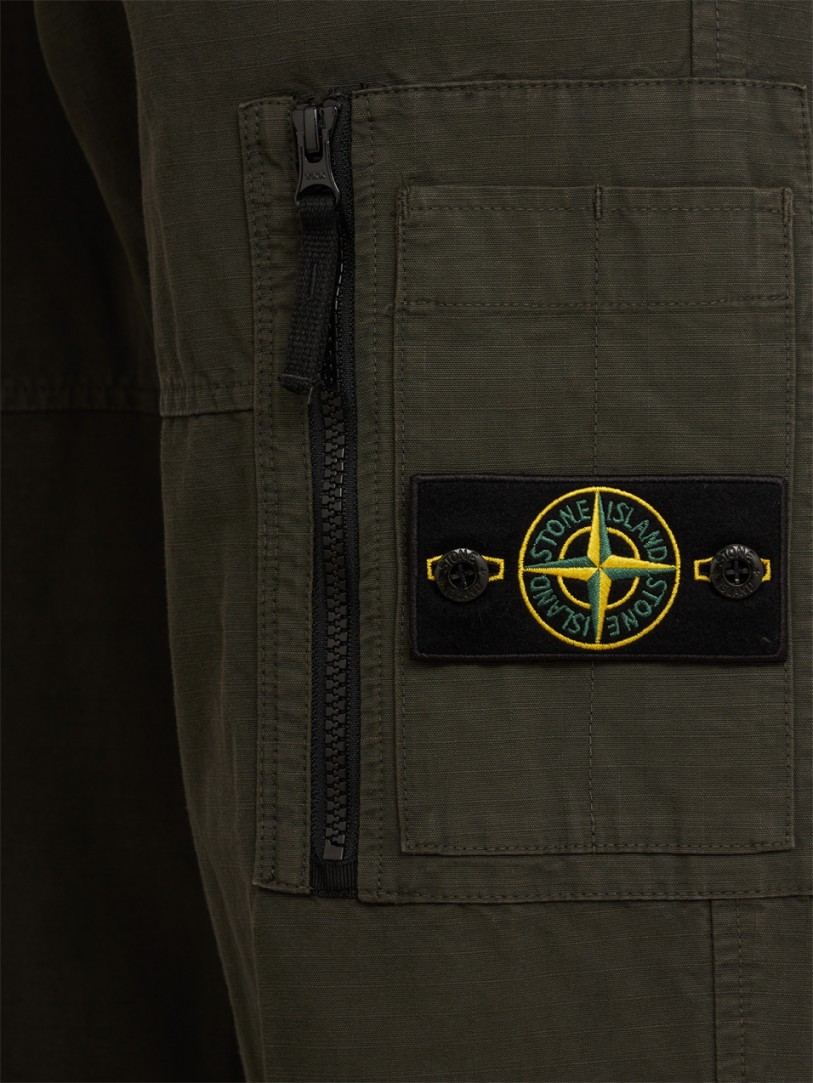 Stone Island: Logo Cotton Regular Pants