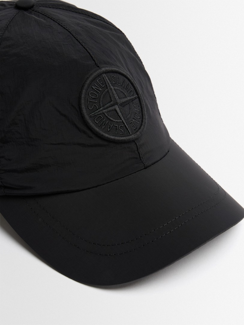Stone Island: Logo embossed baseball cap