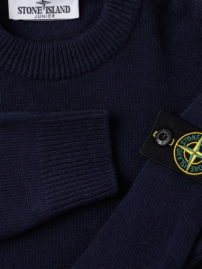 Stone Island Junior: Logo Knitwear