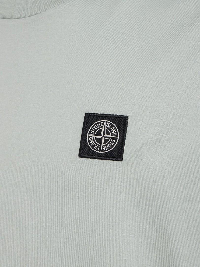 Stone Island: Crew-Neck Kurzarm T-Shirt