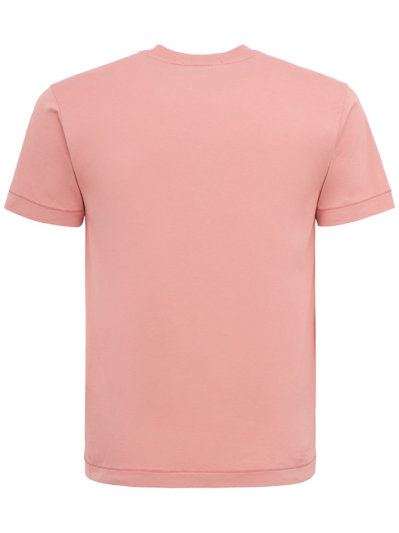 Stone Island: Logo patch cotton t-shirt