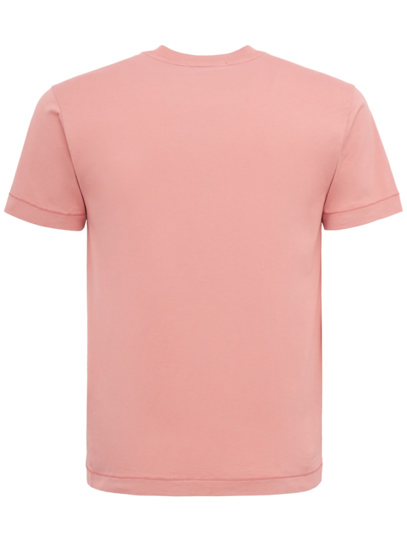Stone Island - Logo-Patch Baumwoll-T-Shirt