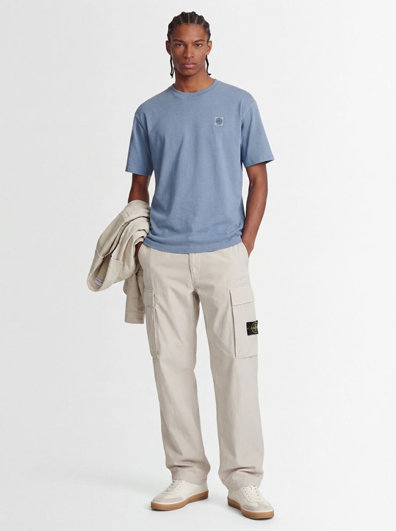 Stone Island: Oversized T-shirt with logo