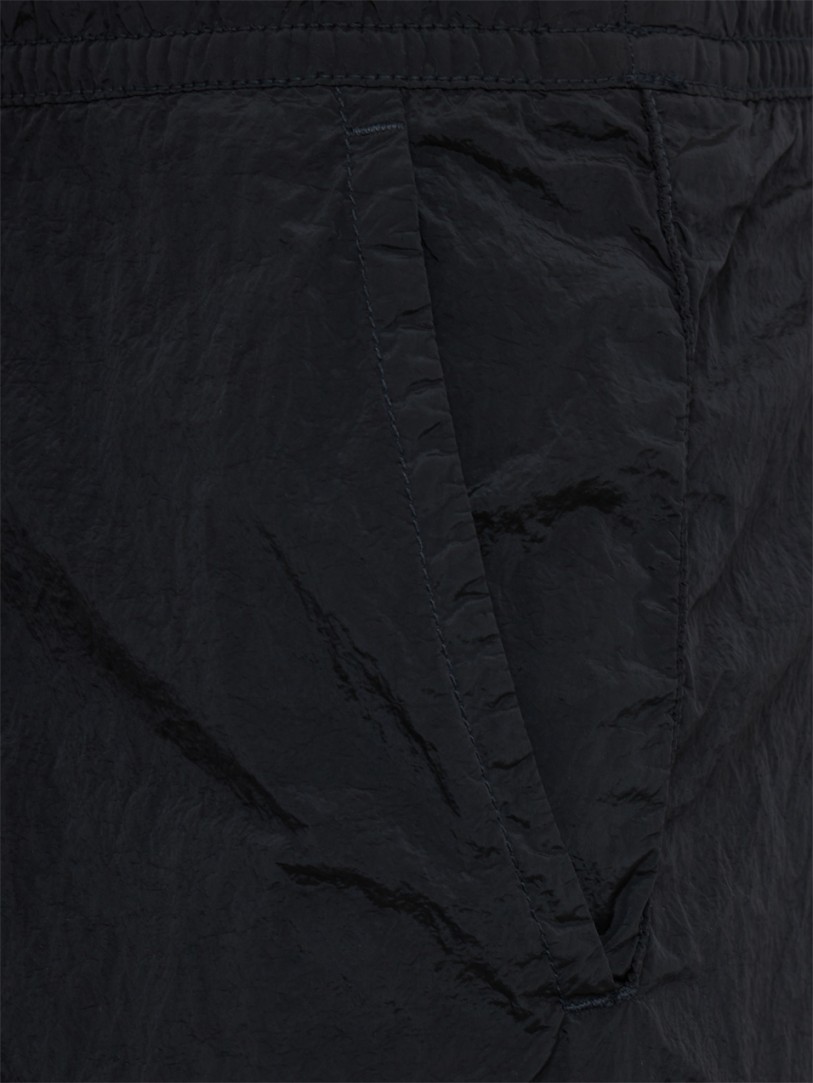 Stone Island: Logo patch shorts