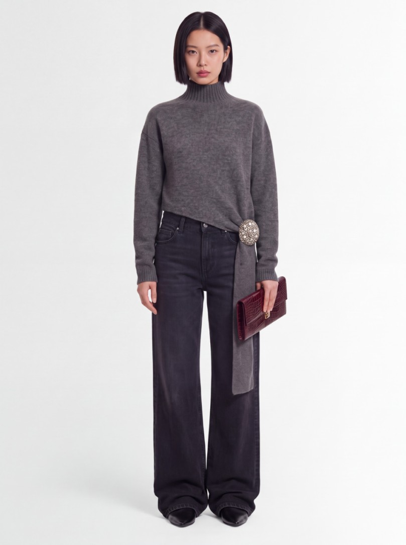 Giuseppe Di Morabito - Turtleneck sweater with crystal detail