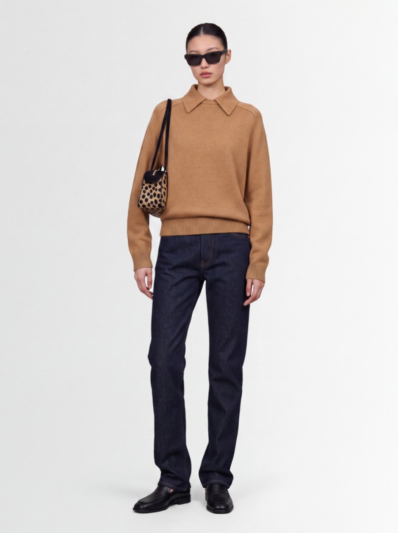 Khaite - Jackson wool and cashmere henley sweater