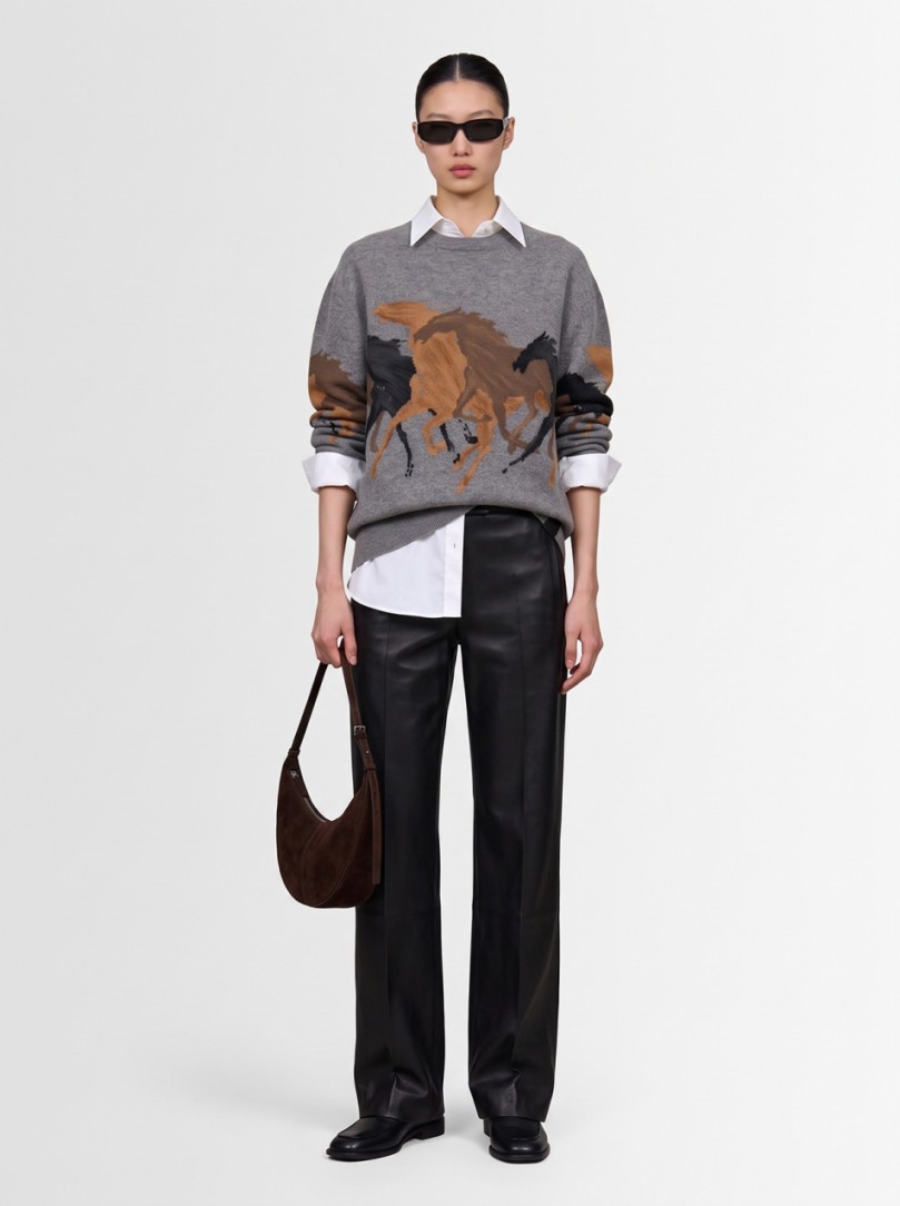 Stella McCartney: Jersey de lana virgen para caballos de carreras