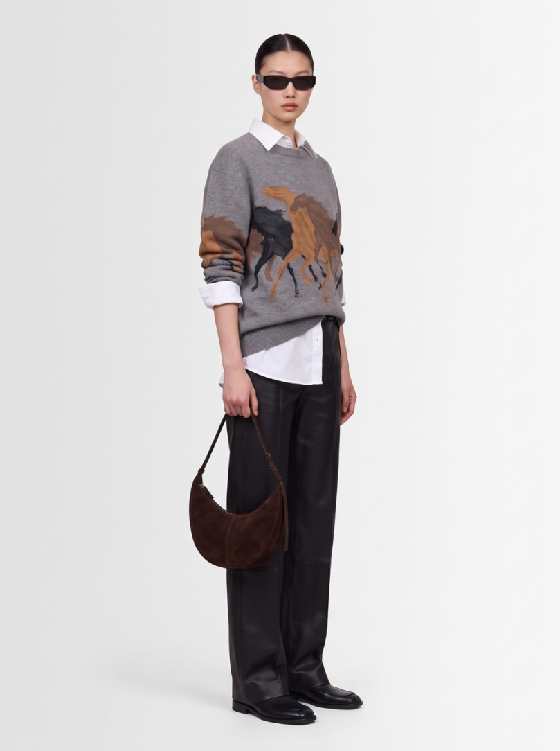 Stella McCartney: Jersey de lana virgen para caballos de carreras